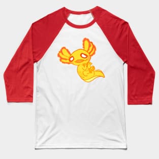 Gold albino axolotl mud puppy shirt Baseball T-Shirt